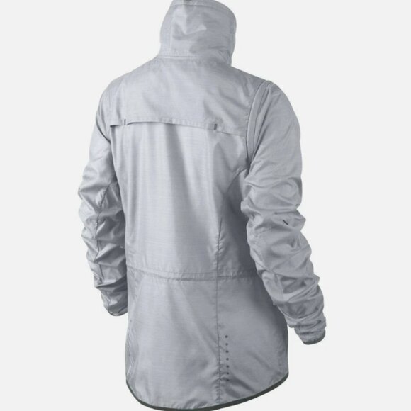 Nike Iridescent Lux Convertible Running Jacket Womens Size S Vest Removable - Picture 2 of 15